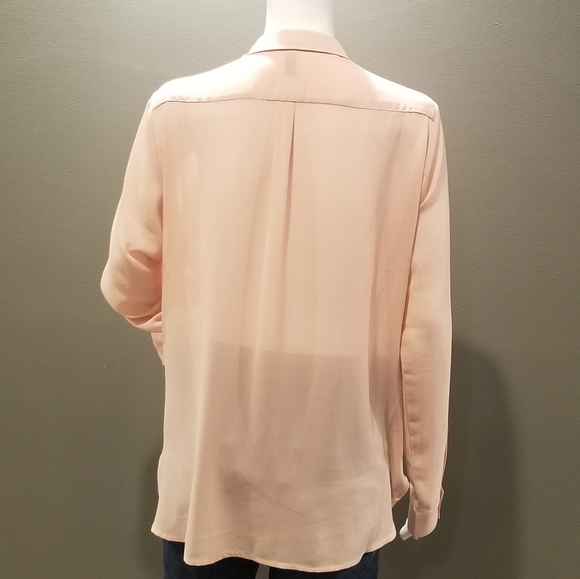 Kut from the Kloth Nora semi sheer button up - Picture 3 of 7